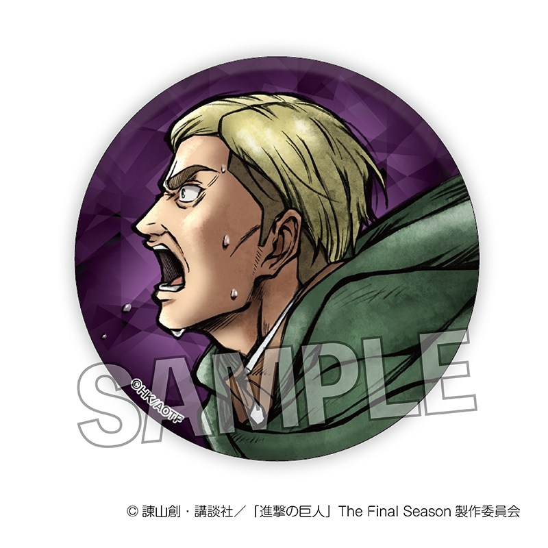 進撃の巨人 激高!!トレーディング缶バッジ 画像 5 | AniSmile