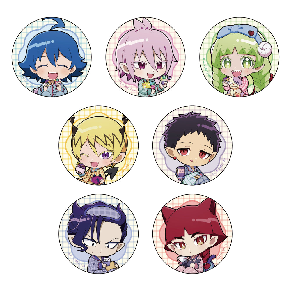 魔入りました!入間くん トレーディング缶バッジ(パジャマパーティー/ミニキャラ) - 公式商品画像 | AniSmile