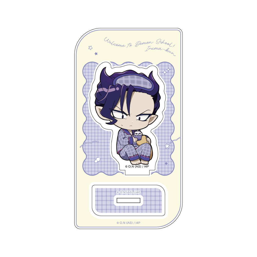 魔入りました!入間くん ミニキャラアクリルスタンド(ナベリウス・カルエゴ/パジャマパーティー) - 公式商品画像 | AniSmile