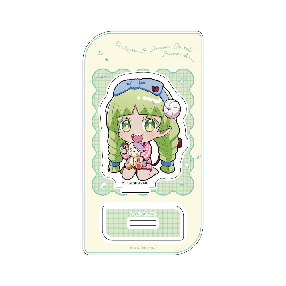 魔入りました!入間くん ミニキャラアクリルスタンド(ウァラク・クララ/パジャマパーティー) - 公式商品画像 | AniSmile
