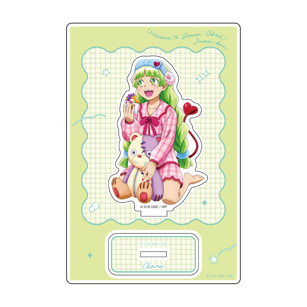 魔入りました!入間くん 描き下ろしアクリルスタンド(ウァラク・クララ/パジャマパーティー) - 公式商品画像 | AniSmile