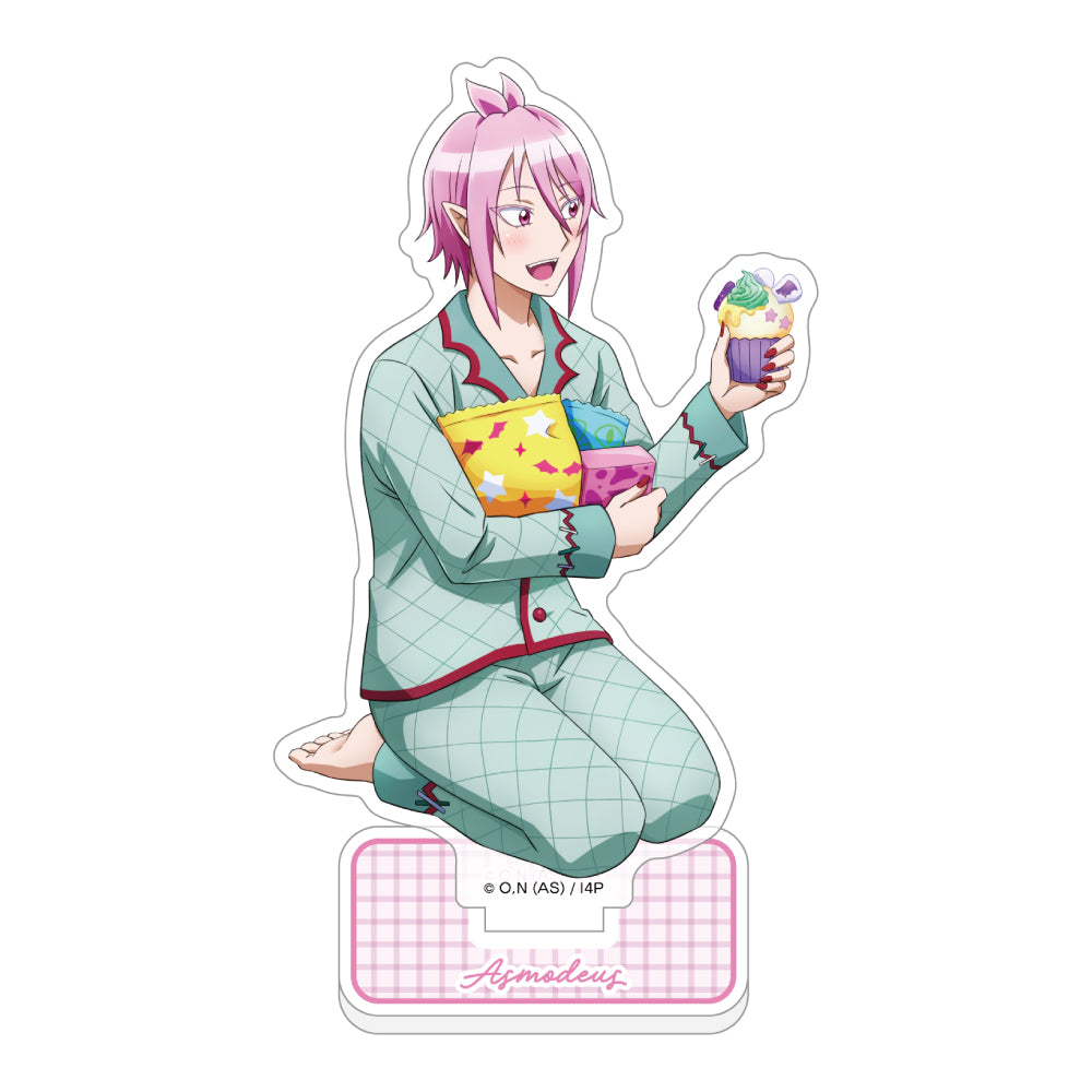 魔入りました!入間くん 描き下ろしアクリルスタンド(アスモデウス・アリス/パジャマパーティー) 画像 2 | AniSmile