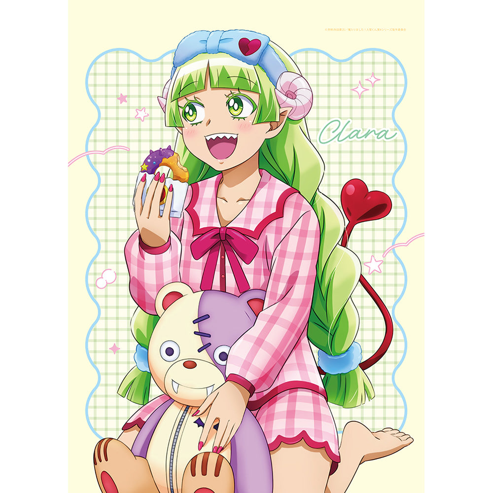 魔入りました!入間くん 描き下ろしB2タペストリー(ウァラク・クララ/パジャマパーティー) - 公式商品画像 | AniSmile