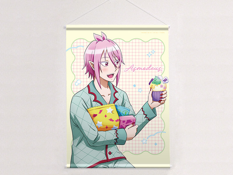 魔入りました!入間くん 描き下ろしB2タペストリー(アスモデウス・アリス/パジャマパーティー) 画像 2 | AniSmile