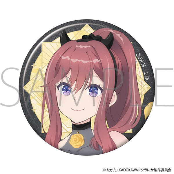 クラスで2番目に可愛い女の子と友だちになった グリッター缶バッジ/新田新奈 - 公式商品画像 | AniSmile