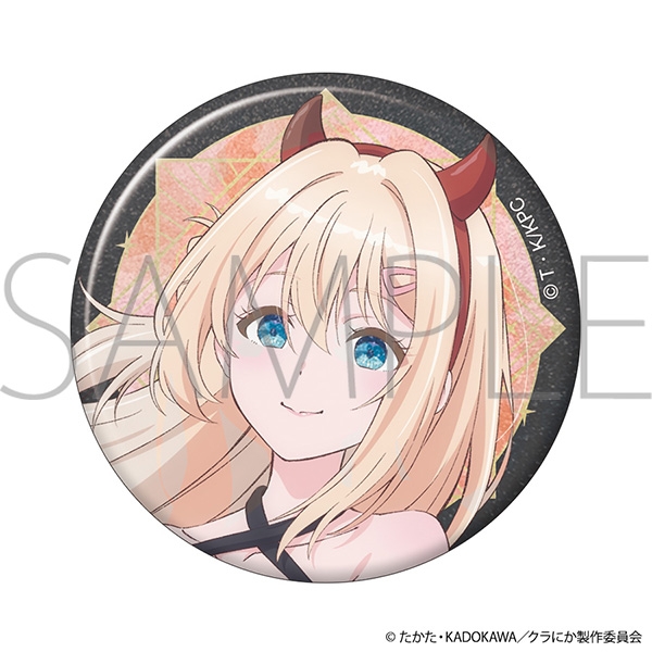 クラスで2番目に可愛い女の子と友だちになった グリッター缶バッジ/天海 夕 - 公式商品画像 | AniSmile