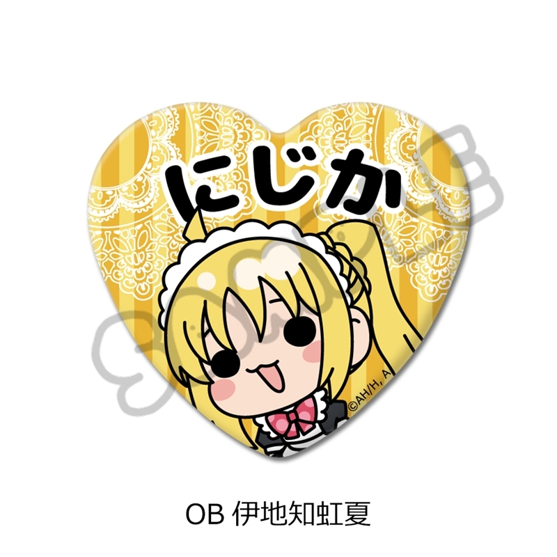 アニメ「ぼっち・ざ・ろっく!」第6弾 ハート型缶バッジ OB(伊地知虹夏) - 公式商品画像 | AniSmile