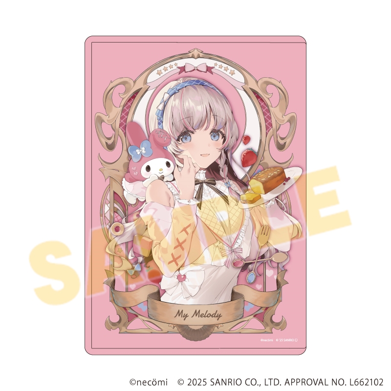 キャラクリアケース「necomi×サンリオキャラクターズ」05/マイメロディ(コラボイラスト) - 公式商品画像 | AniSmile