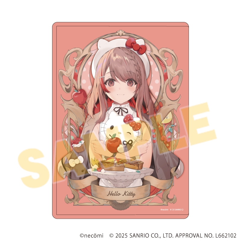 キャラクリアケース「necomi×サンリオキャラクターズ」04/ハローキティ(コラボイラスト) - 公式商品画像 | AniSmile