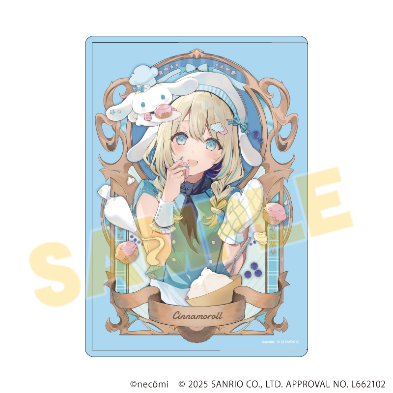 キャラクリアケース「necomi×サンリオキャラクターズ」02/シナモロール(コラボイラスト) - 公式商品画像 | AniSmile