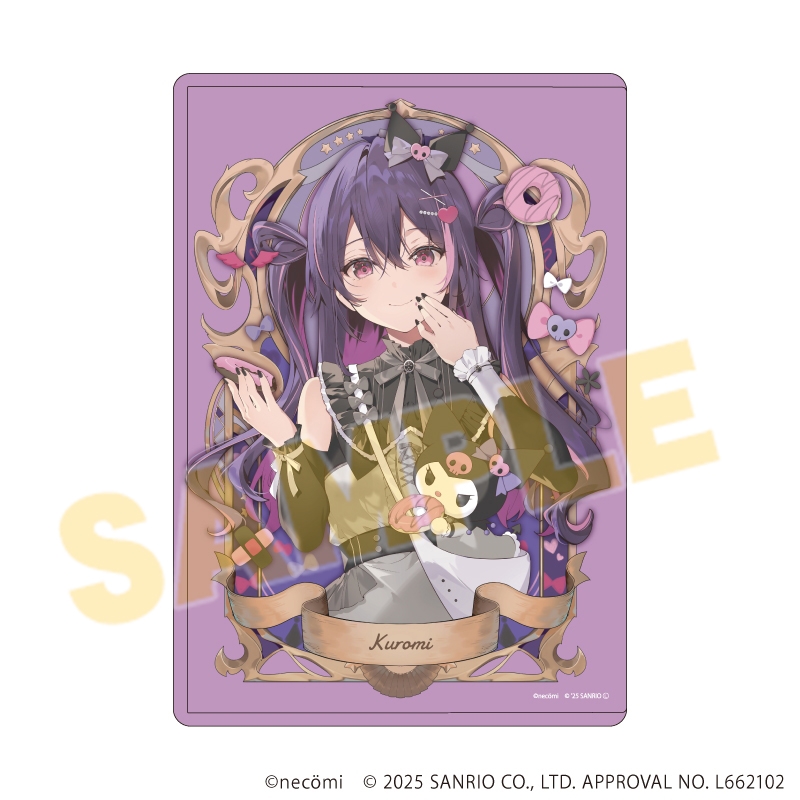キャラクリアケース「necomi×サンリオキャラクターズ」01/クロミ(コラボイラスト) - 公式商品画像 | AniSmile