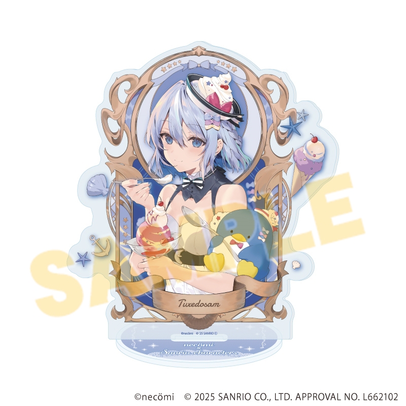 アクリルスタンド「necomi×サンリオキャラクターズ」03/タキシードサム(コラボイラスト) - 公式商品画像 | AniSmile