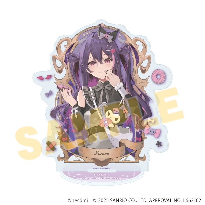 アクリルスタンド「necomi×サンリオキャラクターズ」01/クロミ(コラボイラスト) - 公式商品画像 | AniSmile