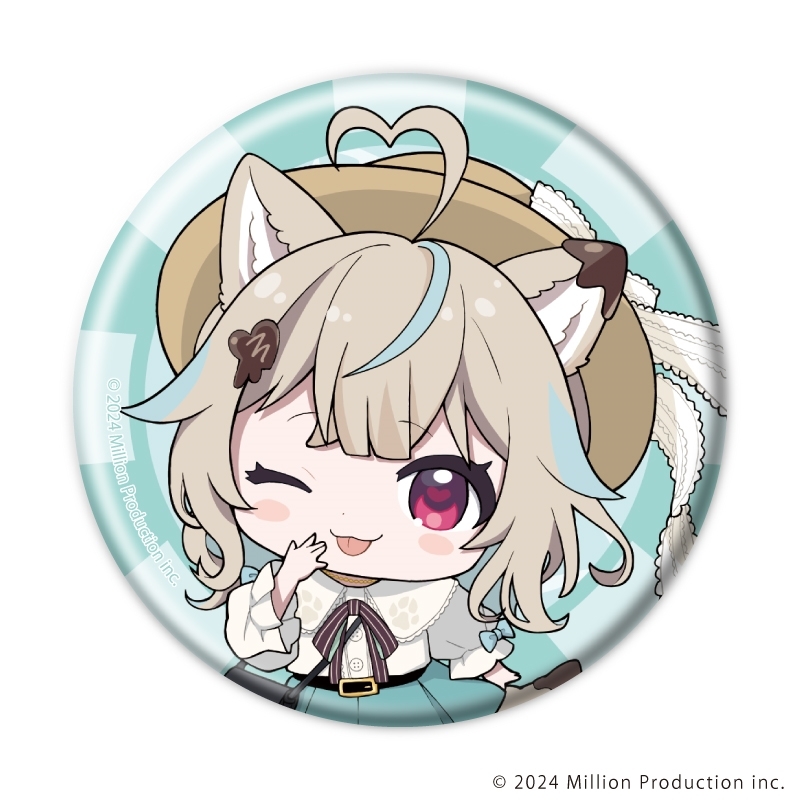 缶バッジ「Million Production」04/夏デートver. ブラインド(全5種) (ミニキャライラスト) 画像 2 | AniSmile