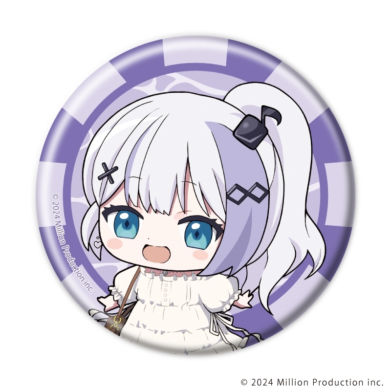 缶バッジ「Million Production」04/夏デートver. ブラインド(全5種) (ミニキャライラスト) 画像 3 | AniSmile