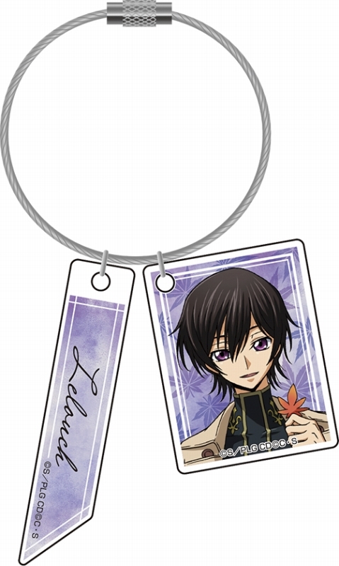 コードギアス_2023 描き下ろしワイヤーキーホルダー【オータムver.】①ルルーシュ - 公式商品画像 | AniSmile