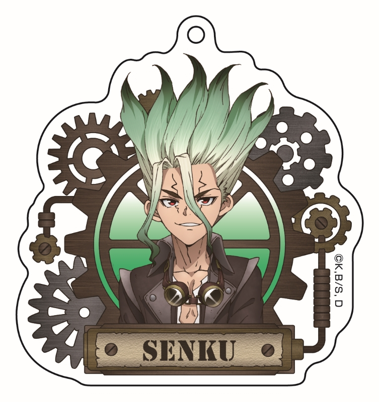 アニメ「Dr.STONE」2022年催事 描き下ろしアクリルキーホルダー①石神 千空 - 公式商品画像 | AniSmile