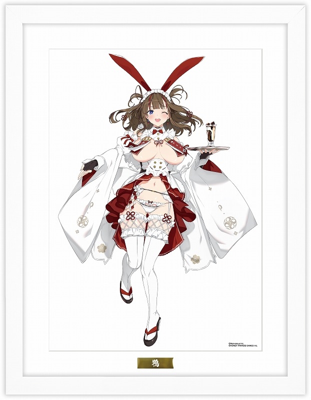 閃乱カグラ 描き下ろしA3複製原画【和風バニーver.】④鴇 - 官方商品图片 | AniSmile