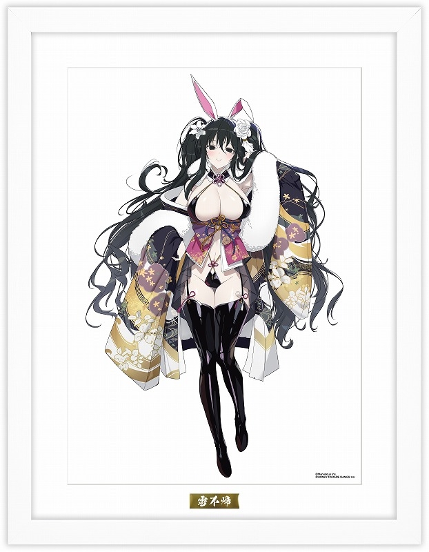 閃乱カグラ 描き下ろしA3複製原画【和風バニーver.】③雪不帰 - 公式商品画像 | AniSmile