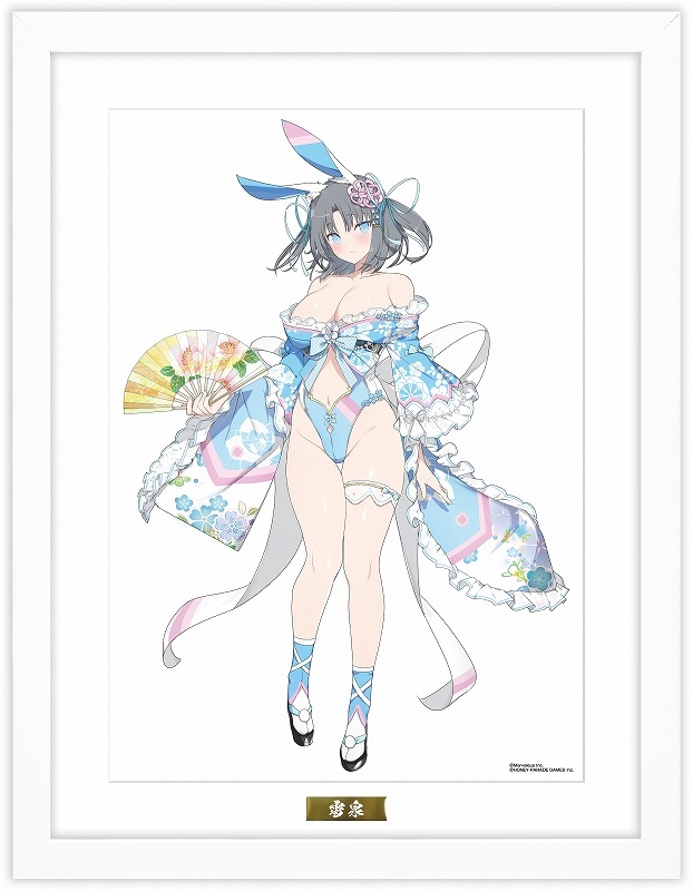 閃乱カグラ 描き下ろしA3複製原画【和風バニーver.】②雪泉 - 公式商品画像 | AniSmile