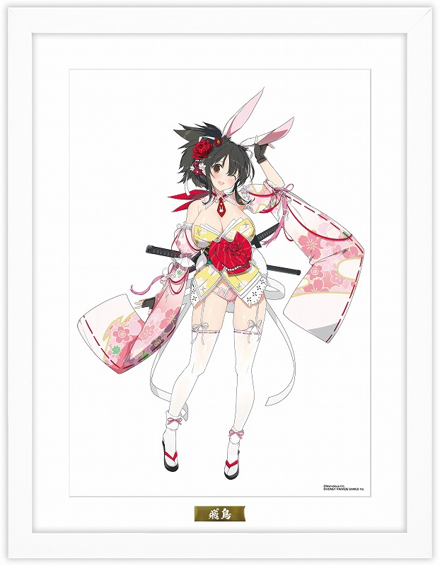 閃乱カグラ 描き下ろしA3複製原画【和風バニーver.】①飛鳥 - 公式商品画像 | AniSmile