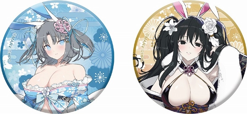 閃乱カグラ 描き下ろし缶バッジセット【和風バニーver.】B - 公式商品画像 | AniSmile