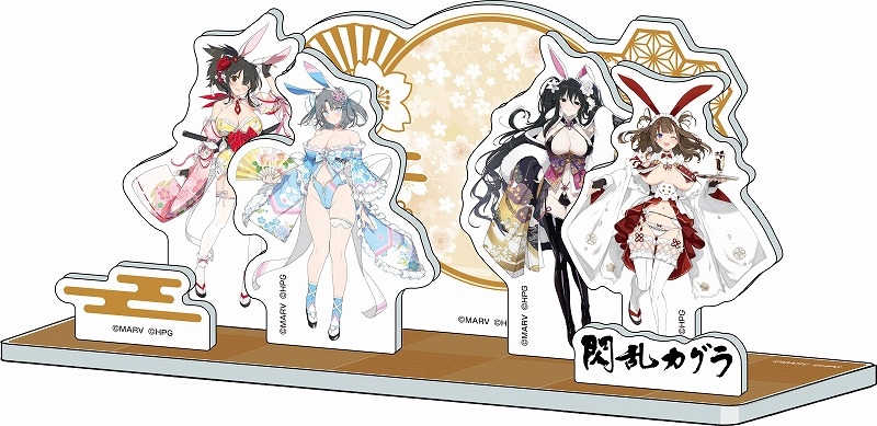 閃乱カグラ 描き下ろしアクリルジオラマ【和風バニーver.】 - 公式商品画像 | AniSmile