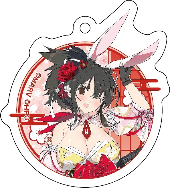 閃乱カグラ 描き下ろしアクリルキーホルダー【和風バニーver.】①飛鳥 - 公式商品画像 | AniSmile