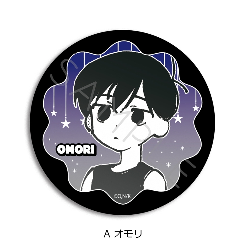 『OMORI』 レザーバッジ(丸形)A (オモリ) 画像 2 | AniSmile