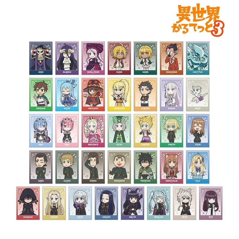 異世界かるてっと3 トレーディングブロマイド(単位/単品) 画像 2 | AniSmile