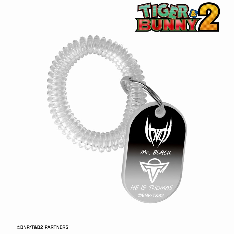 TIGER & BUNNY 2 Mr. ブラック&ヒーイズトーマス ロッカーキー風アクリルキーホルダー 画像 2 | AniSmile