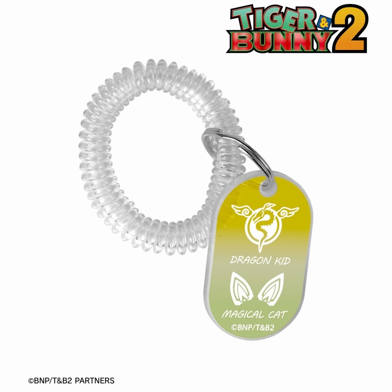 TIGER & BUNNY 2 ドラゴンキッド&マジカルキャット ロッカーキー風アクリルキーホルダー 画像 2 | AniSmile