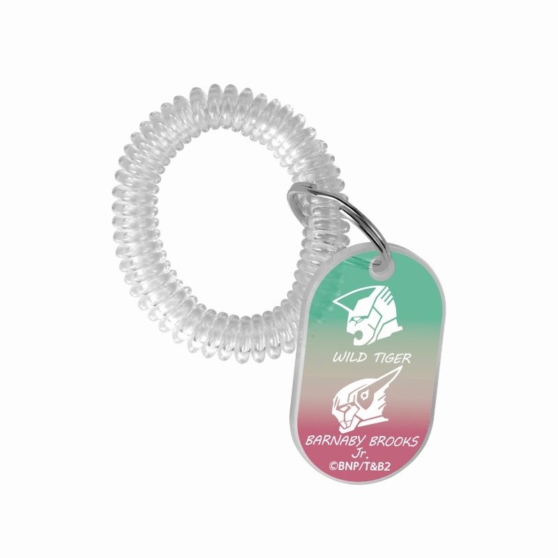 TIGER & BUNNY 2 ワイルドタイガー&バーナビー・ブルックス Jr. ロッカーキー風アクリルキーホルダー - 公式商品画像 | AniSmile