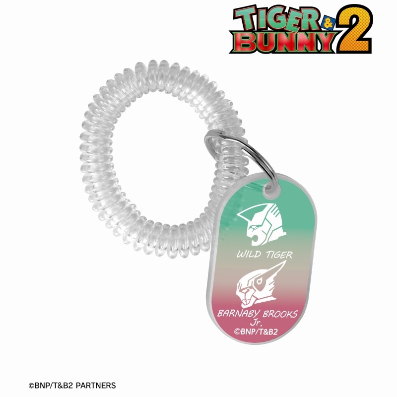 TIGER & BUNNY 2 ワイルドタイガー&バーナビー・ブルックス Jr. ロッカーキー風アクリルキーホルダー 画像 2 | AniSmile