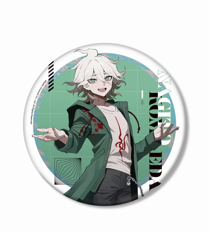 ダンガンロンパシリーズ 描き起こし 狛枝凪斗 Art by さくしゃ2 BIG缶バッジ 画像 4 | AniSmile