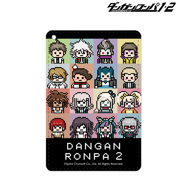ダンガンロンパ1・2 Reload ドット絵モチーフ1ポケットパスケース ver.B - 公式商品画像 | AniSmile