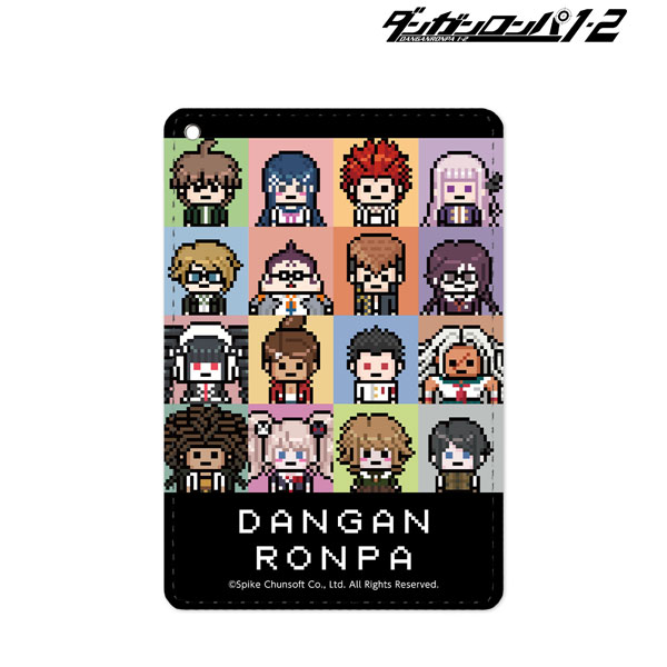 ダンガンロンパ1・2 Reload ドット絵モチーフ1ポケットパスケース ver. - AniSmile