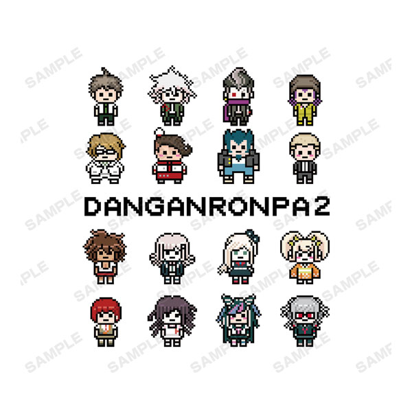 ダンガンロンパ1・2 Reload ドット絵モチーフTシャツ ver.Bレディース(サイズ/XL) 画像 2 | AniSmile