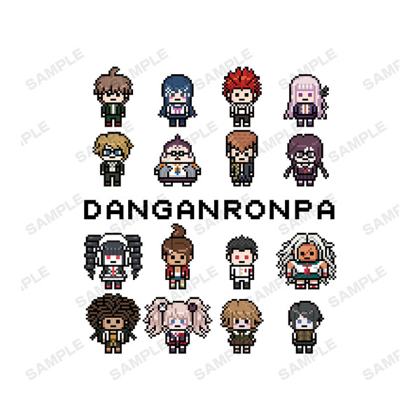 ダンガンロンパ1・2 Reload ドット絵モチーフTシャツ ver.Aレディース(サイズ/M) 画像 2 | AniSmile