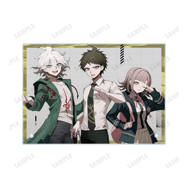 ダンガンロンパシリーズ 描き起こし 日向創&狛枝凪斗&七海千秋 Art by さくしゃ2 A5アクリルパネル 画像 4 | AniSmile