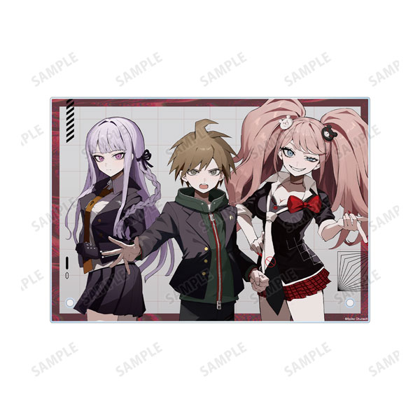 ダンガンロンパシリーズ 描き起こし 苗木誠&霧切響子&江ノ島盾子 Art by さくしゃ2 A5アクリルパネル 画像 4 | AniSmile