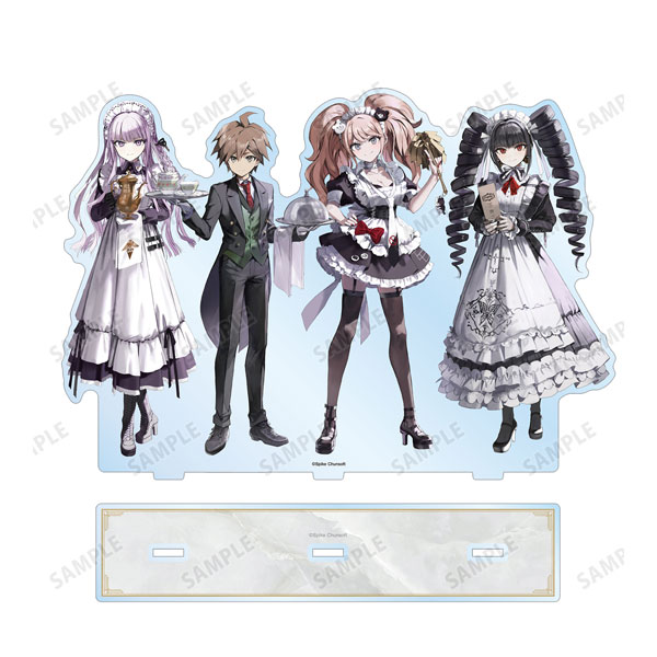 ダンガンロンパシリーズ 緜さんイラスト 苗木誠&霧切響子&セレスティア・ルーデンベルク&江ノ島盾子 メイド&執事ver. BIGアクリルスタンド - 公式商品画像 | AniSmile