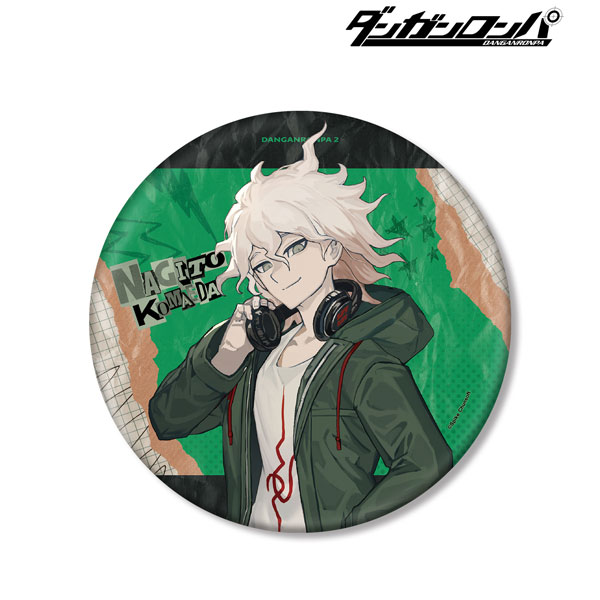 ダンガンロンパシリーズ lackさんイラスト 狛枝 凪斗 ヘッドフォンver. BIG缶バッジ - 公式商品画像 | AniSmile