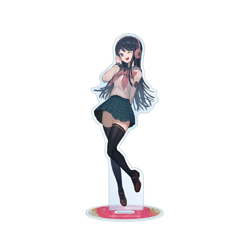 ダンガンロンパシリーズ lackさんイラスト 舞園 さやか ヘッドフォンver. BIGアクリルスタンド 画像 2 | AniSmile