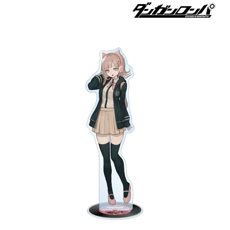 ダンガンロンパシリーズ lackさんイラスト 七海 千秋 ヘッドフォンver. 特大アクリルスタンド 画像 3 | AniSmile