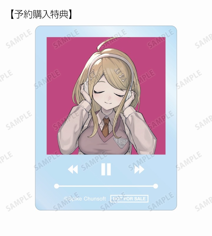ダンガンロンパシリーズ lackさんイラスト ヘッドフォンver. トレーディングアクリルネームプレート(単位/単品) 画像 3 | AniSmile
