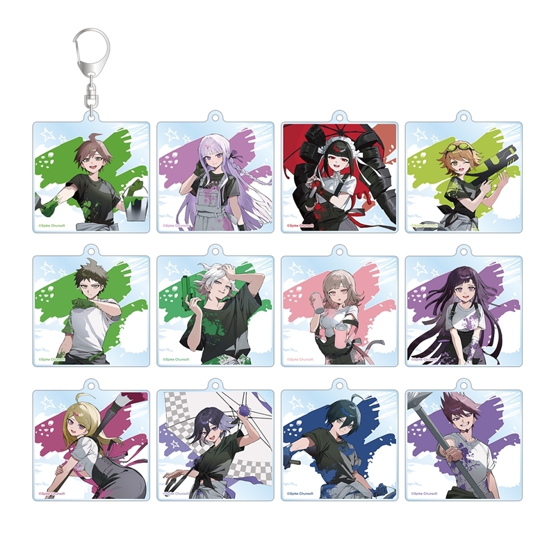 ダンガンロンパシリーズ さくしゃ2さんイラスト ペイントスタイルver. トレーディングアクリルキーホルダー(単位/単品) - 公式商品画像 | AniSmile