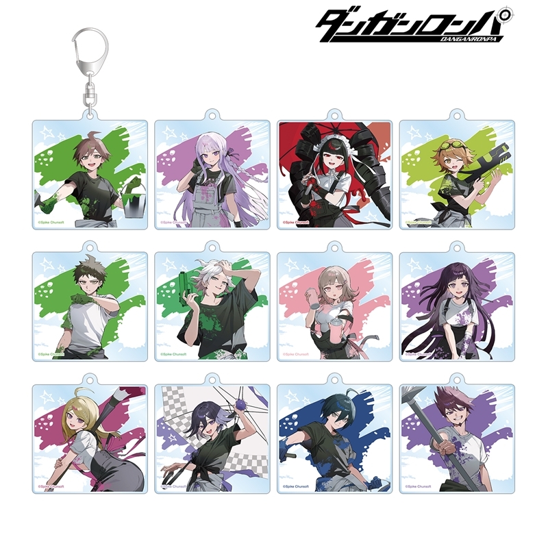 ダンガンロンパシリーズ さくしゃ2さんイラスト ペイントスタイルver. トレーディングアクリルキーホルダー(単位/単品) 画像 2 | AniSmile