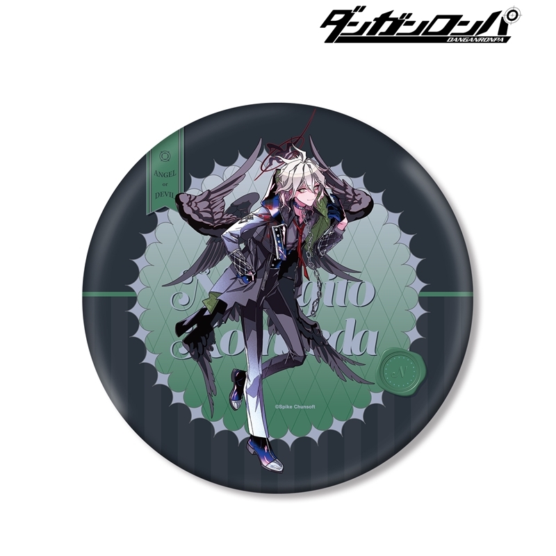 ダンガンロンパシリーズ めつぶしあんこさんイラスト 狛枝 凪斗 天使と悪魔ver. BIG缶バッジ 画像 2 | AniSmile