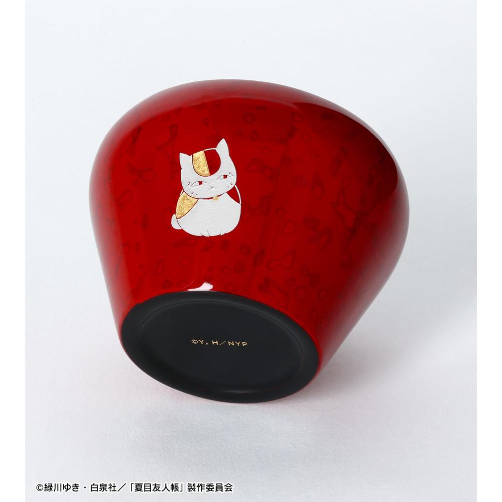 夏目友人帳 津軽塗コラボ ニャンコ先生 おちょこ和島型 画像 5 | AniSmile